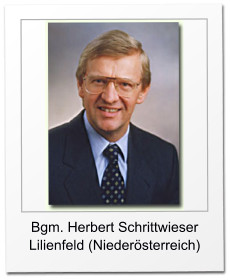 Bgm. Herbert Schrittwieser Lilienfeld (Nieder�sterreich)